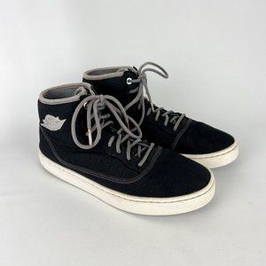 Nike Kids Jordan Jasmine GG Shoes Black Metallic Silver Grey 768927-010 size 7Y